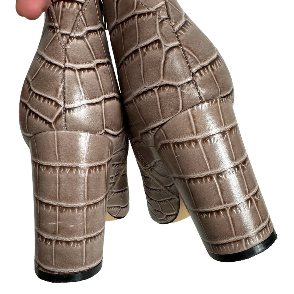 Marc Fisher Urmi Pointed Toe Bootie Crocodile - image 7